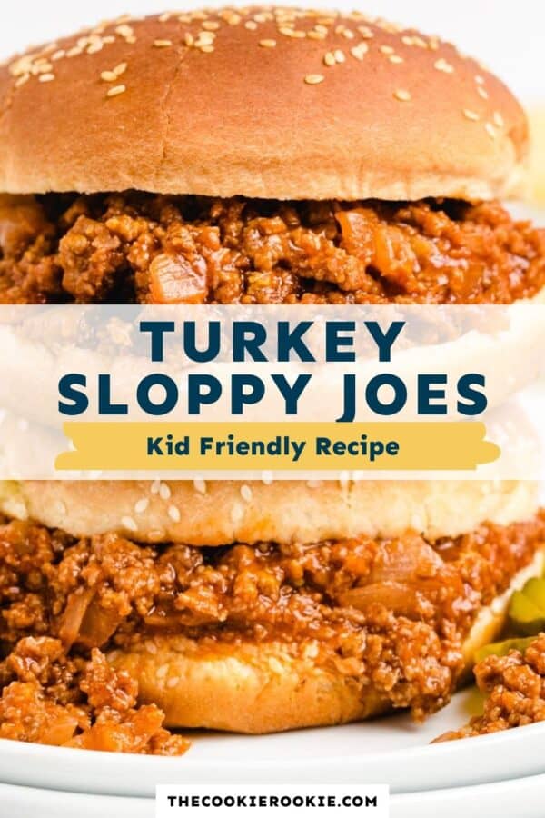 turkey sloppy joes pinterest collage