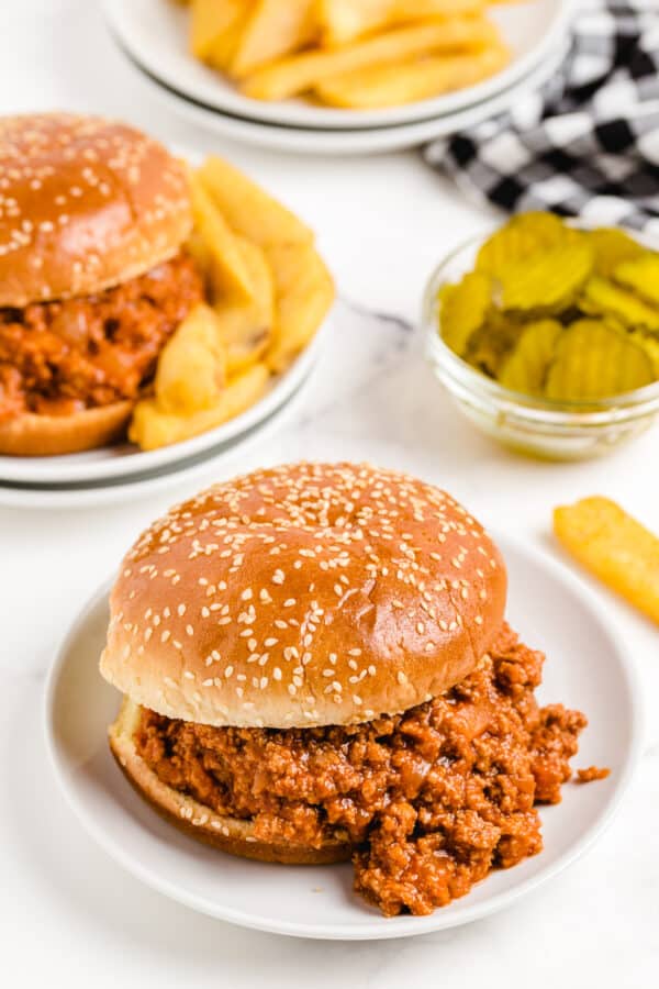 turkey sloppy joes pinterest collage