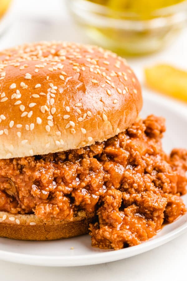 turkey sloppy joes pinterest collage