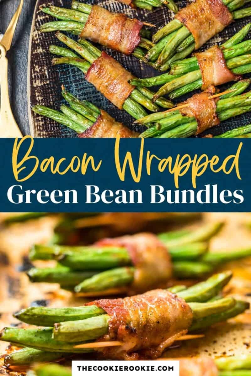 bacon wrapped green bean bundles pinterest