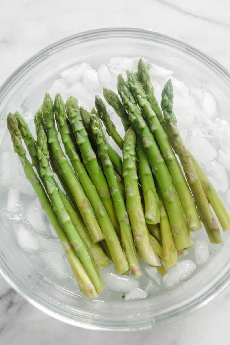 how to blanch asparagus