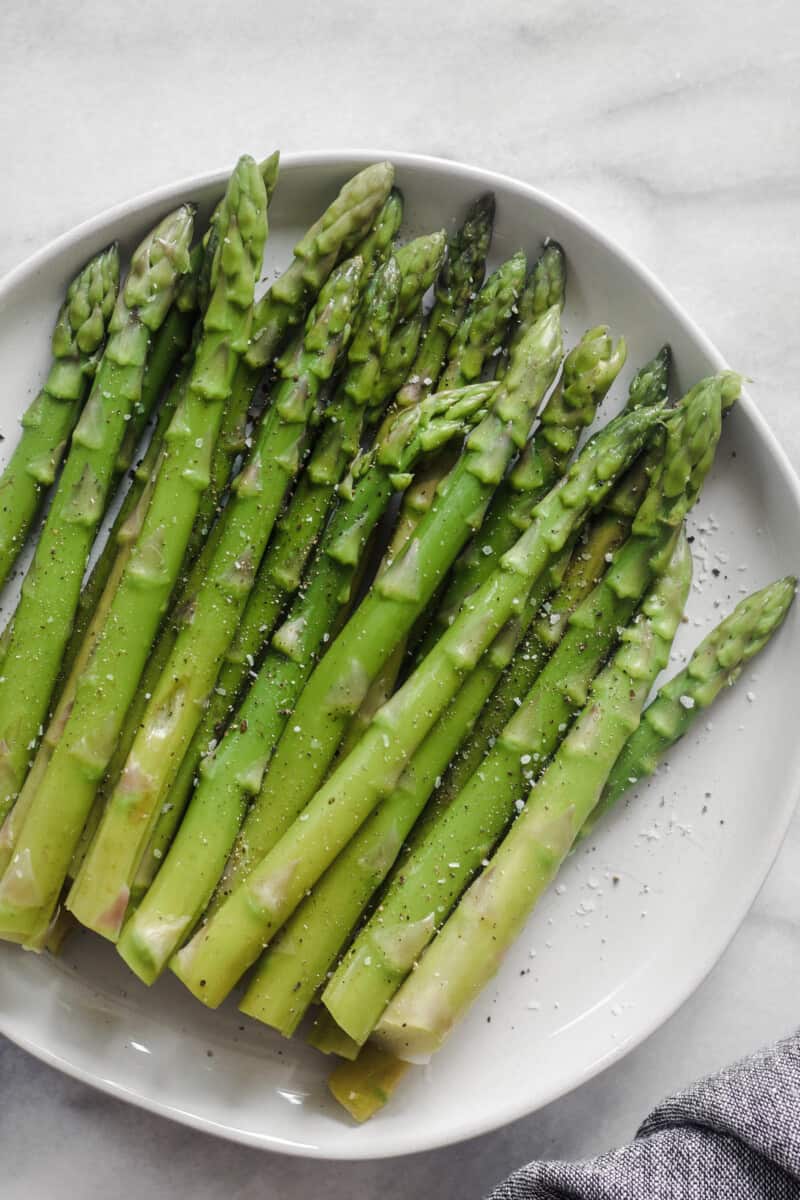 how to blanch asparagus