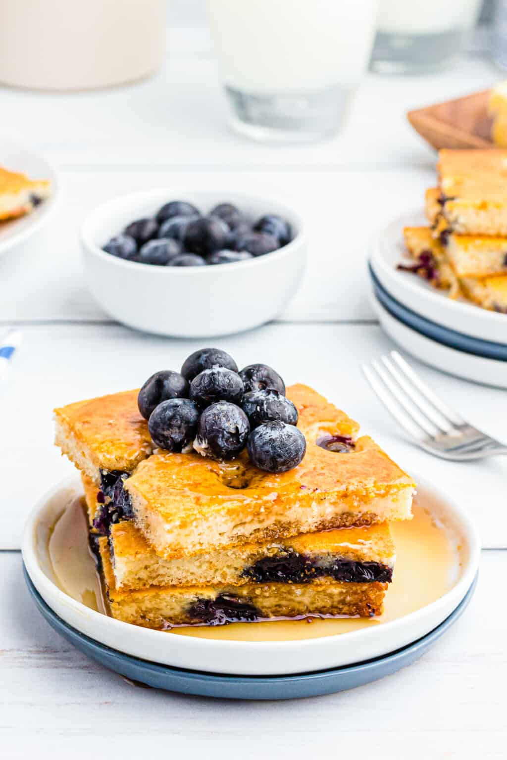 Blueberry Sheet Pan Pancakes Recipe The Cookie Rookie®
