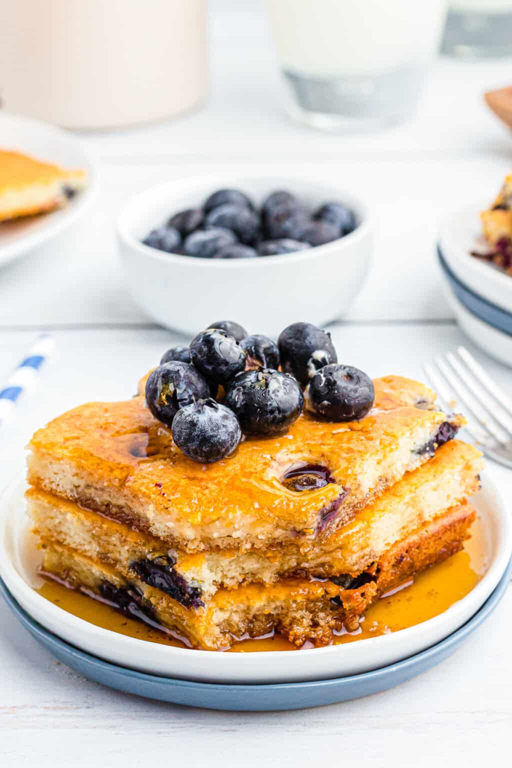Blueberry Sheet Pan Pancakes Recipe The Cookie Rookie®