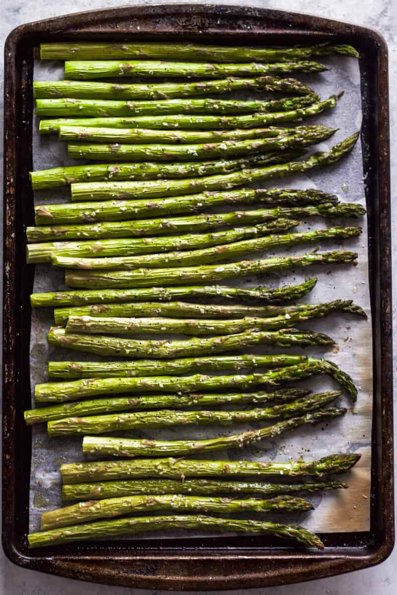 how to broil asparagus