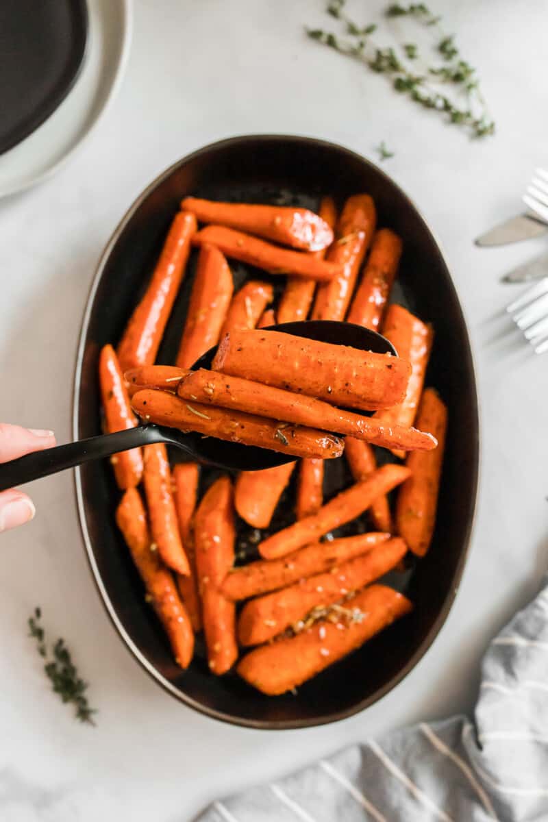 lifting up carrots