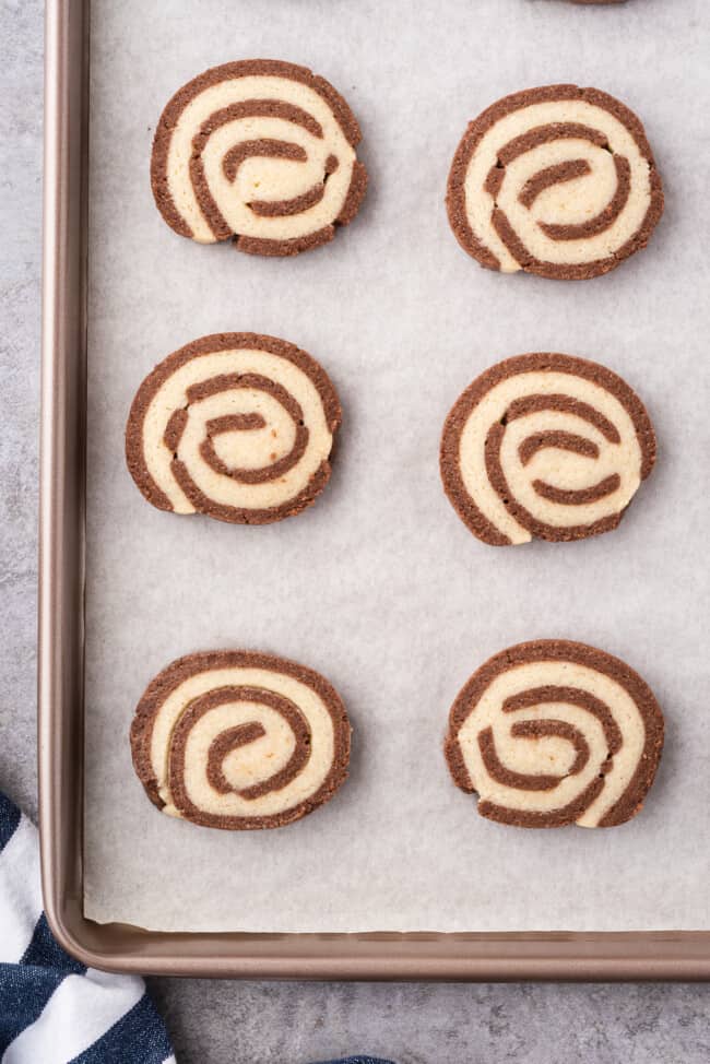 Chocolate Vanilla Pinwheel Cookies Recipe The Cookie Rookie®