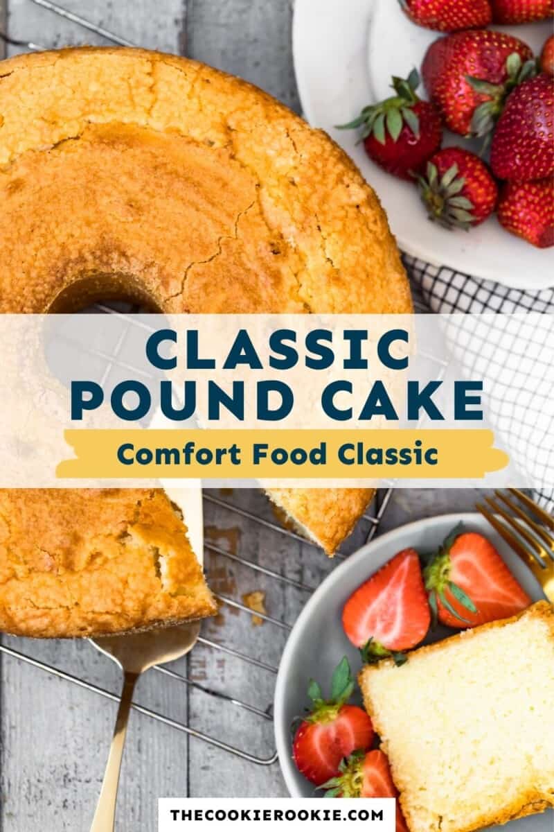 classic pound cake pinterest