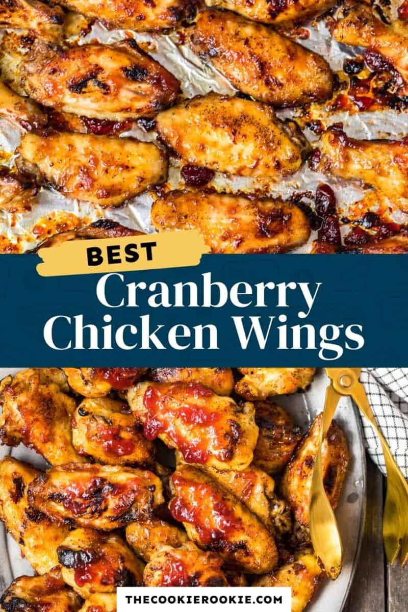 cranberry chicken wings pinterest