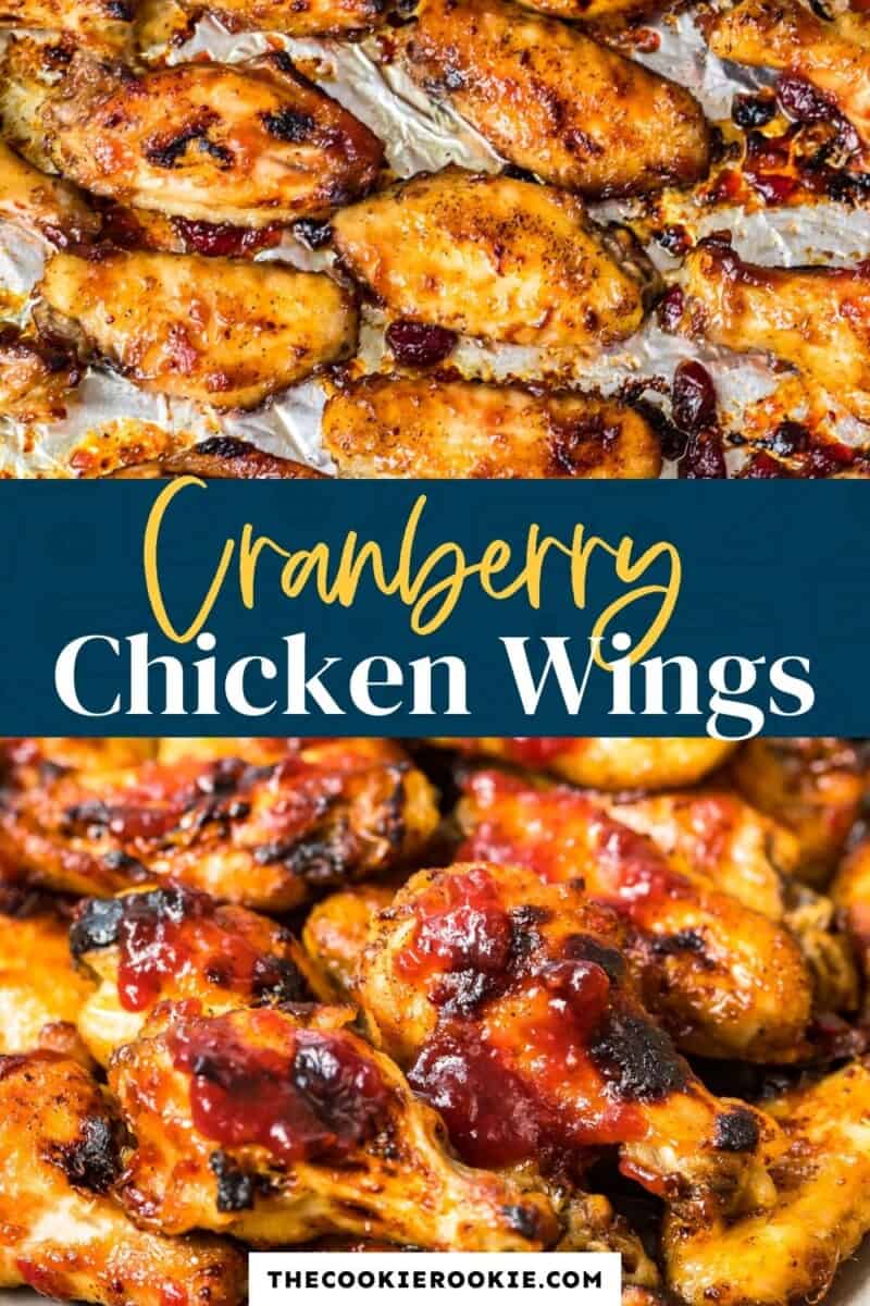 cranberry chicken wings pinterest