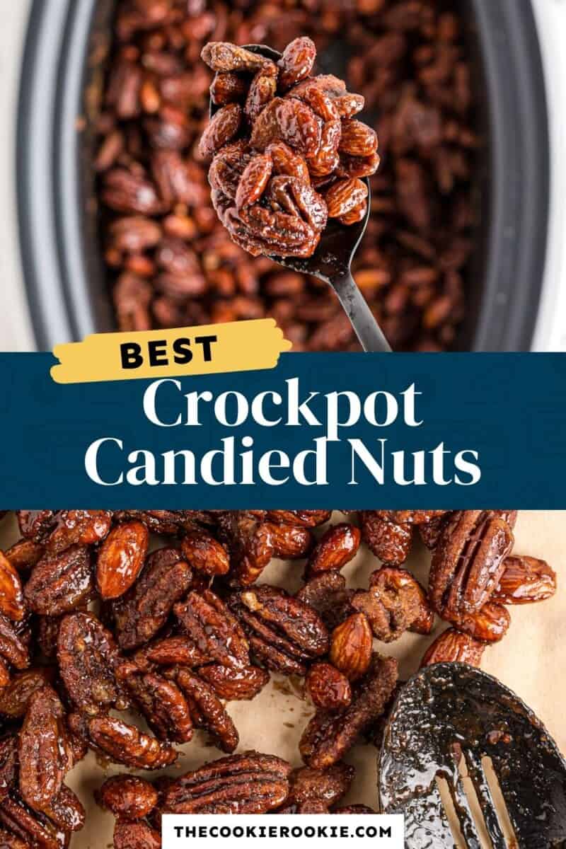 crockpot candied nuts pinterest