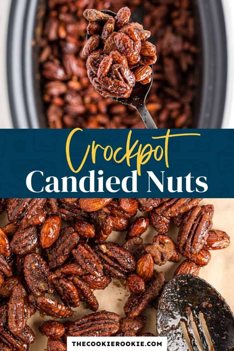 crockpot candied nuts pinterest