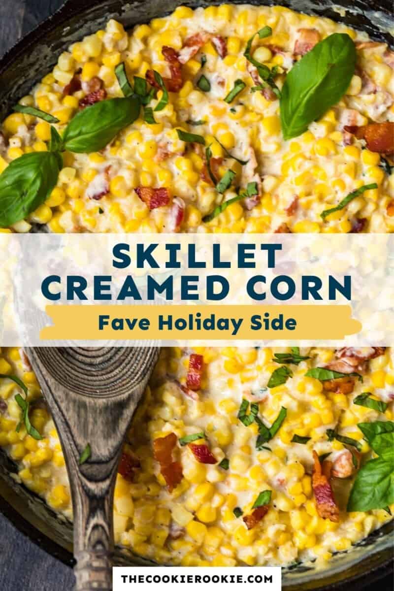 skillet creamed corn pinterest