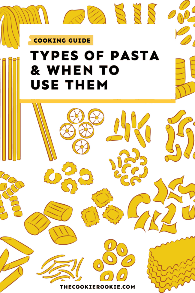 26 Types of Pasta and Sauce Pairings The Cookie Rookie®