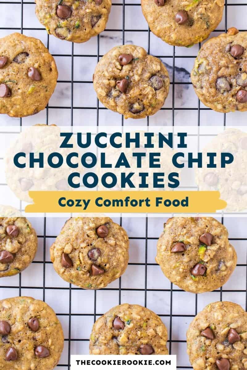 zucchini chocolate chip cookies pinterest