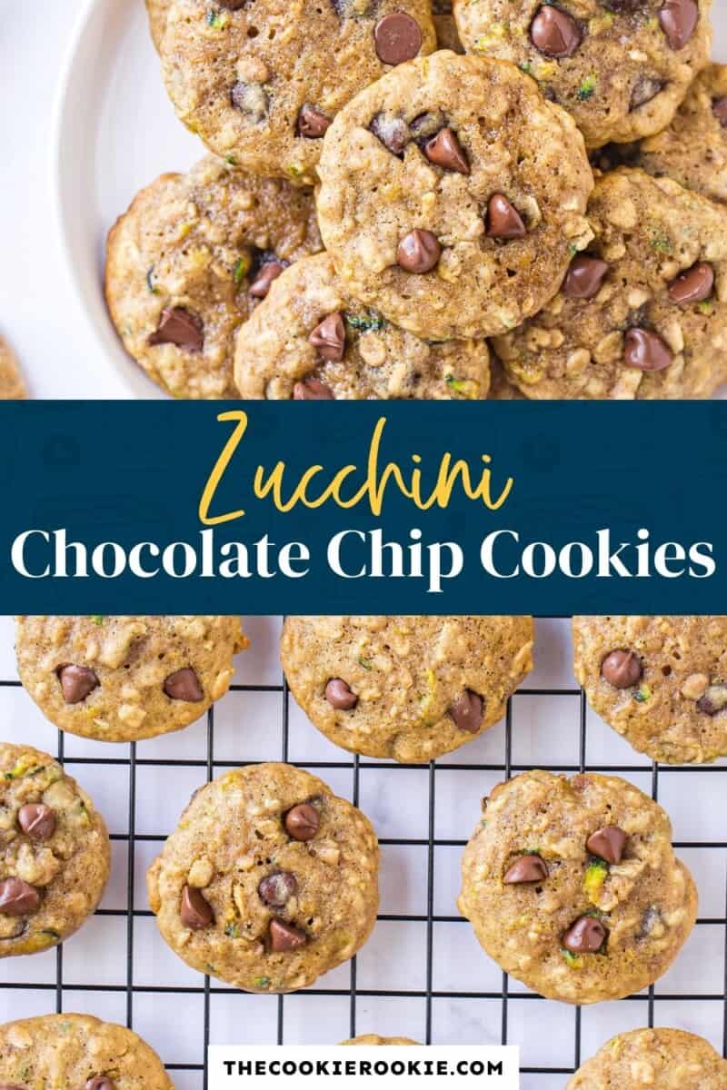 zucchini chocolate chip cookies pinterest