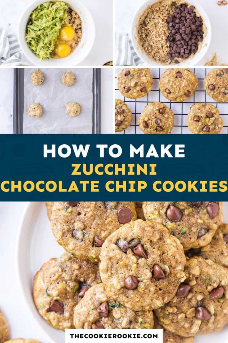 zucchini chocolate chip cookies pinterest