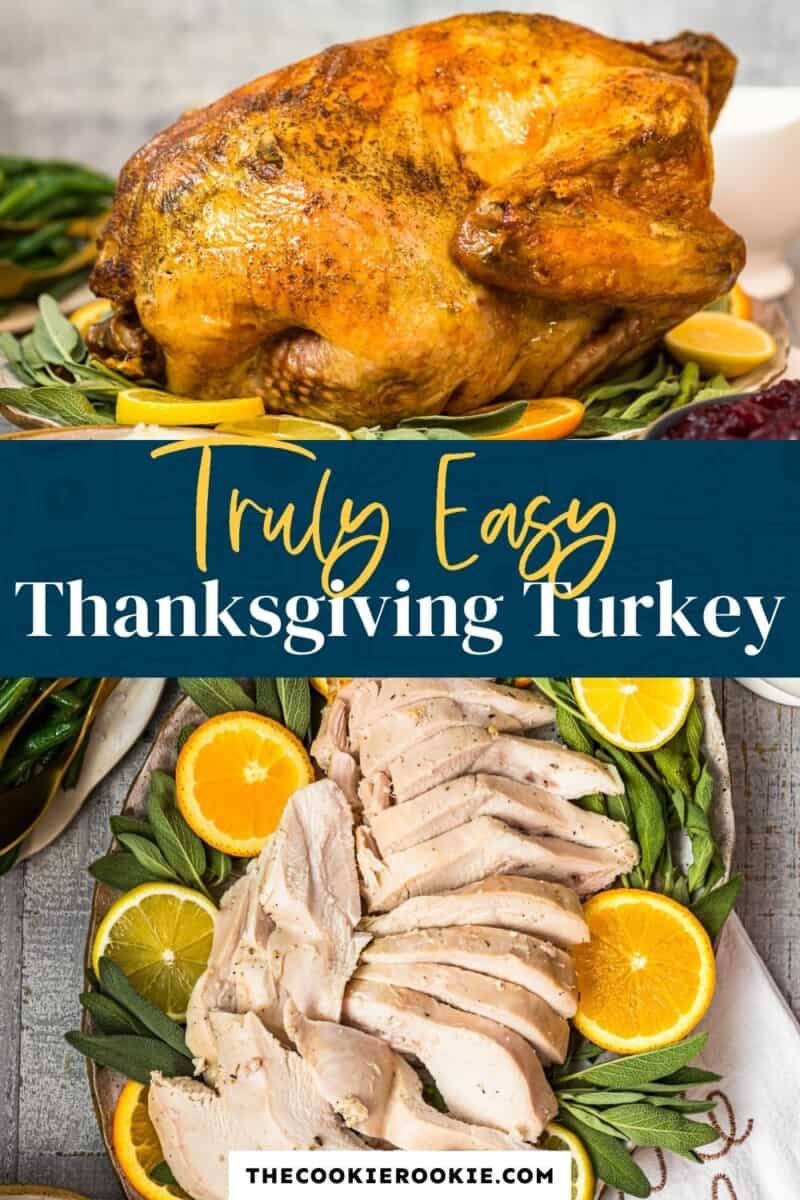 easy thanksgiving turkey pinterest collage