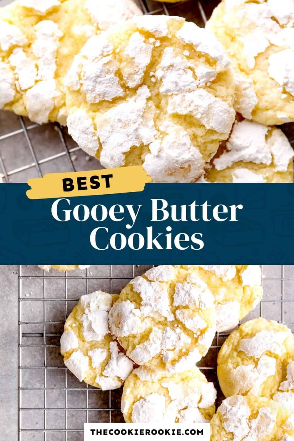 Gooey Butter Cookies - The Cookie Rookie®