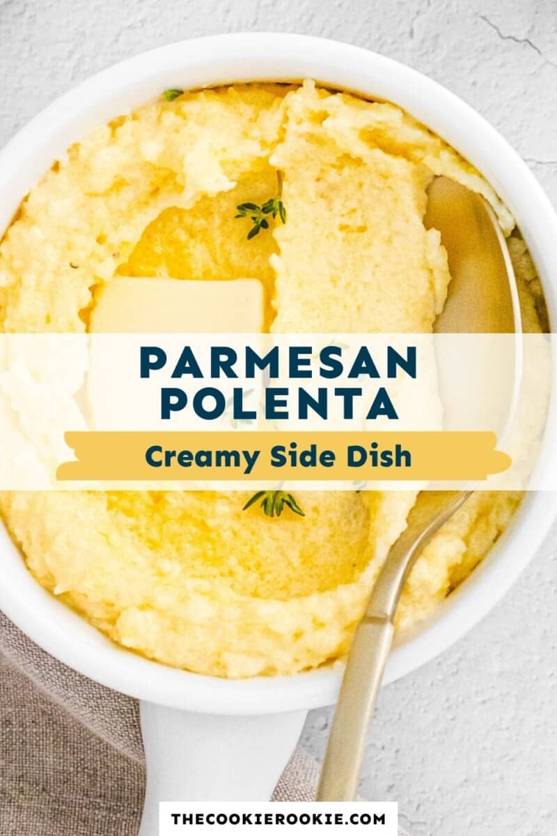 parmesan polenta pinterest collage