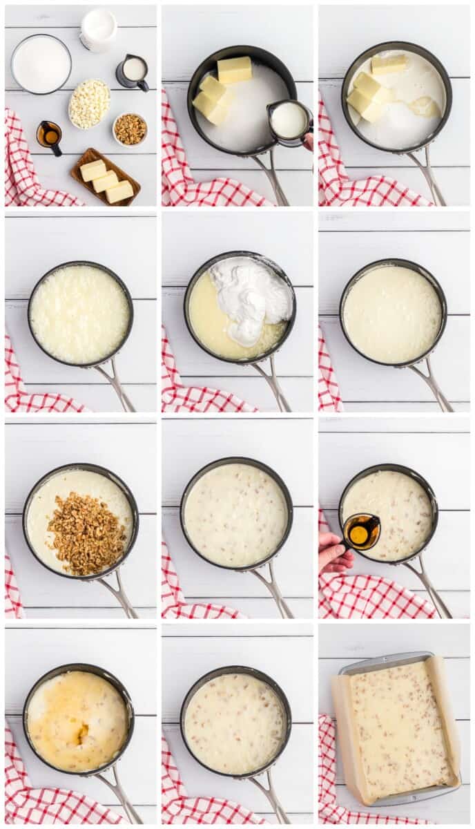 how to make white chocolate rum fudge step by step photos
