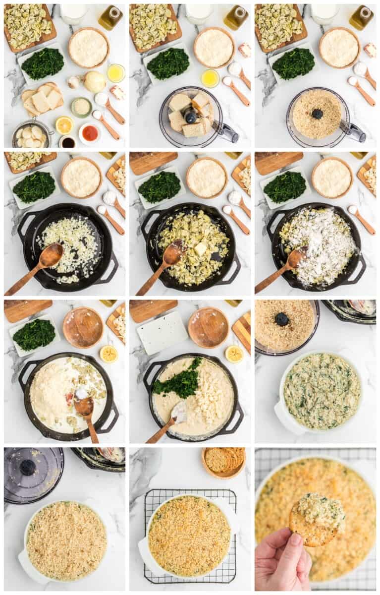 Baked Spinach Artichoke Dip Recipe    HOW TO VIDEO   - 37