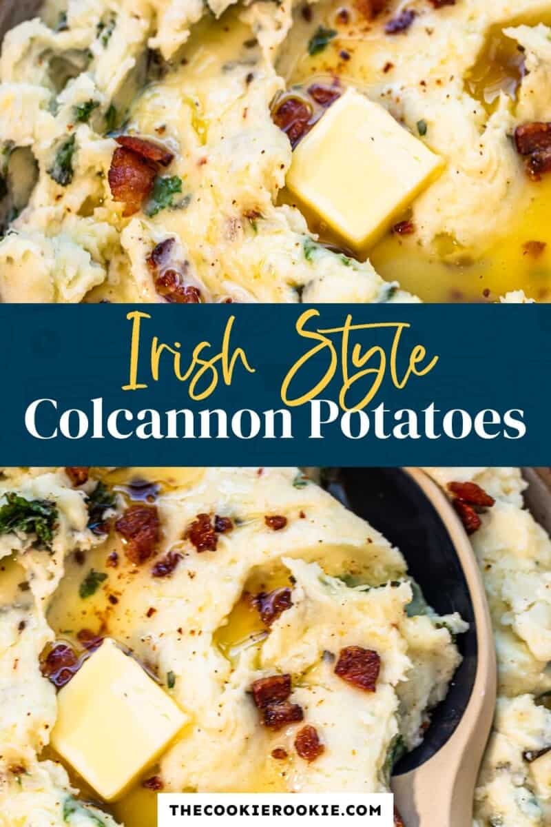 colcannon potatoes pinterest collage