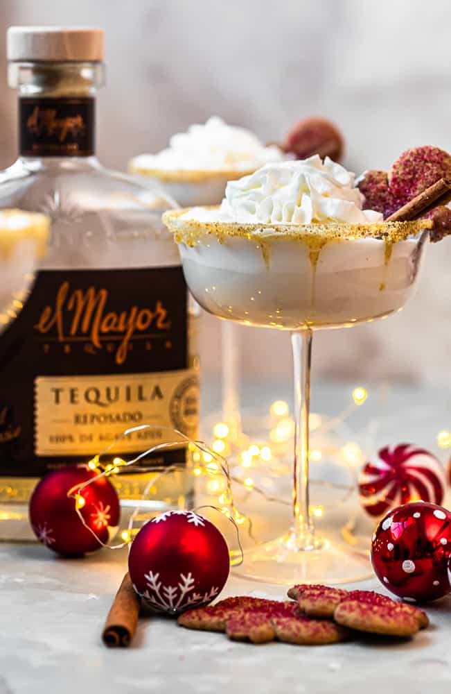 el mayor tequila next to gingerbread martinis