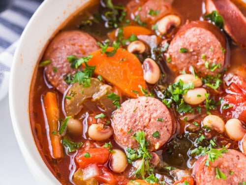 Instant pot black 2025 bean soup with sausage