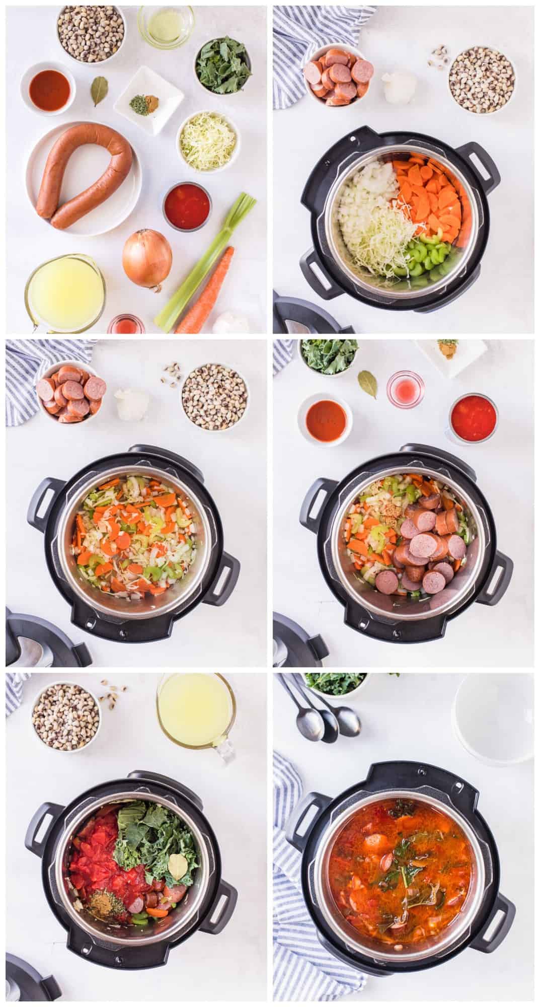 how to make instant pot black eyed pea soup