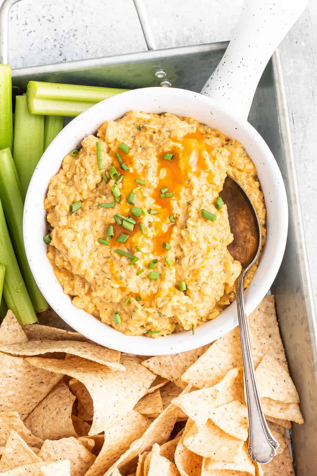 Buffalo Chickpea Dip Recipe - The Cookie Rookie®