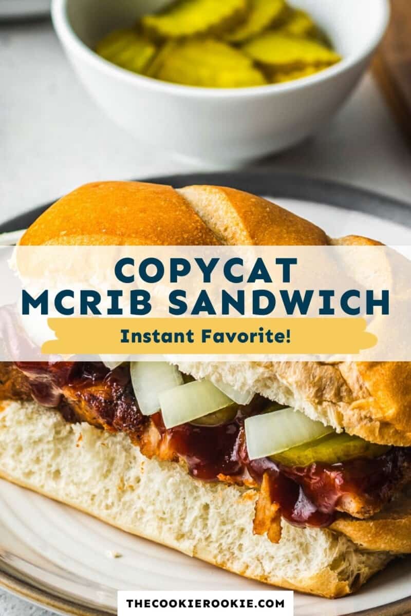 copycat mcrib sandwich pinterest collage