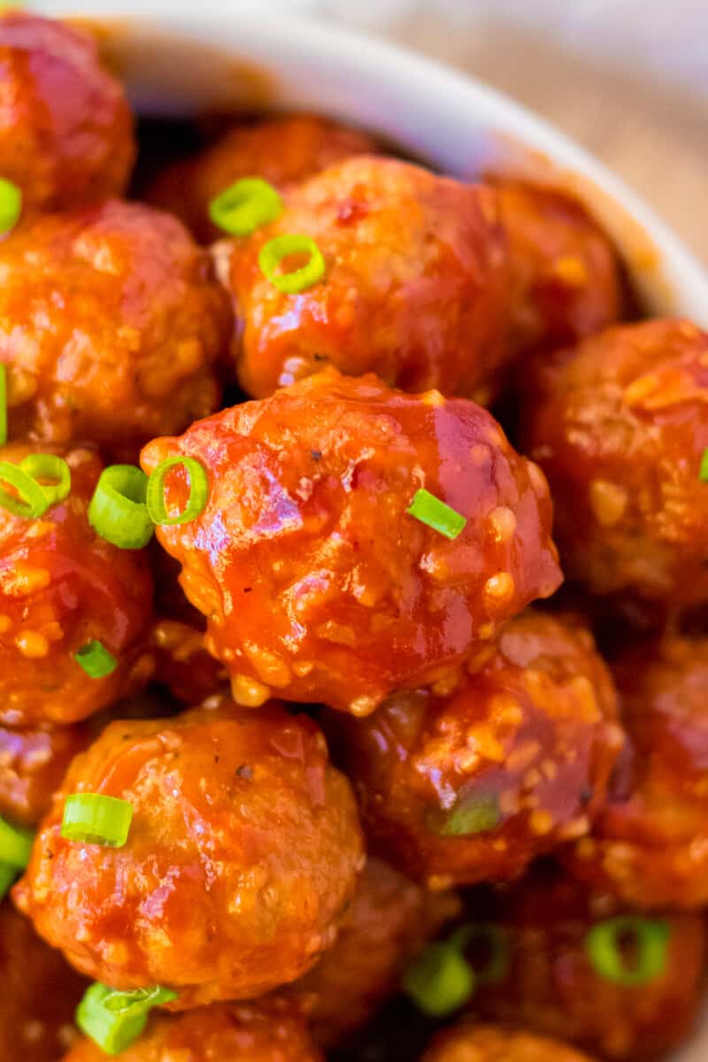 Crock Pot Honey Garlic Meatballs - Inspirational Momma