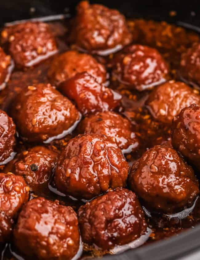 teriyaki meatballs in crockpot