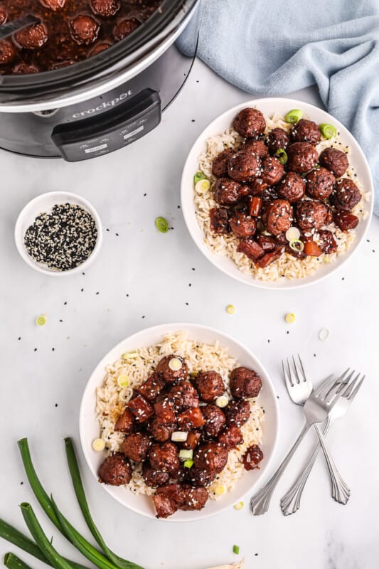 Crockpot Teriyaki Meatballs Recipe The Cookie Rookie®