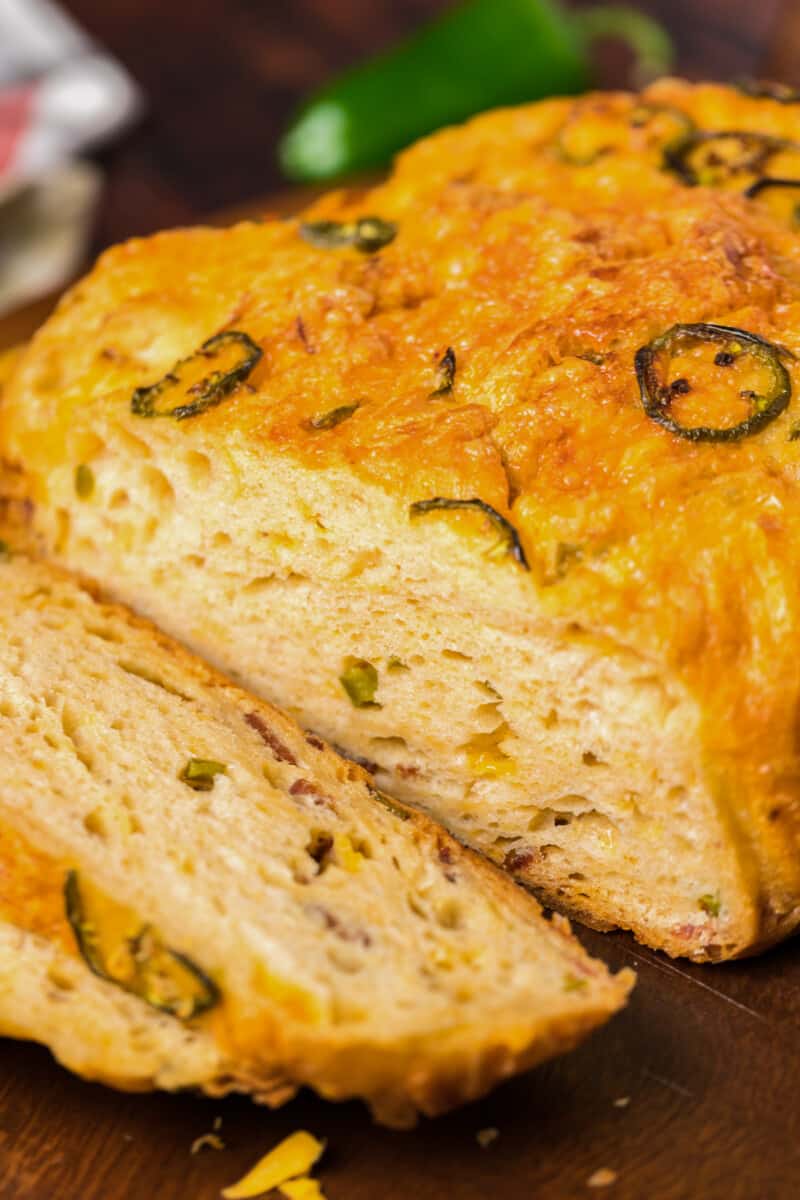 sliced jalapeno bread