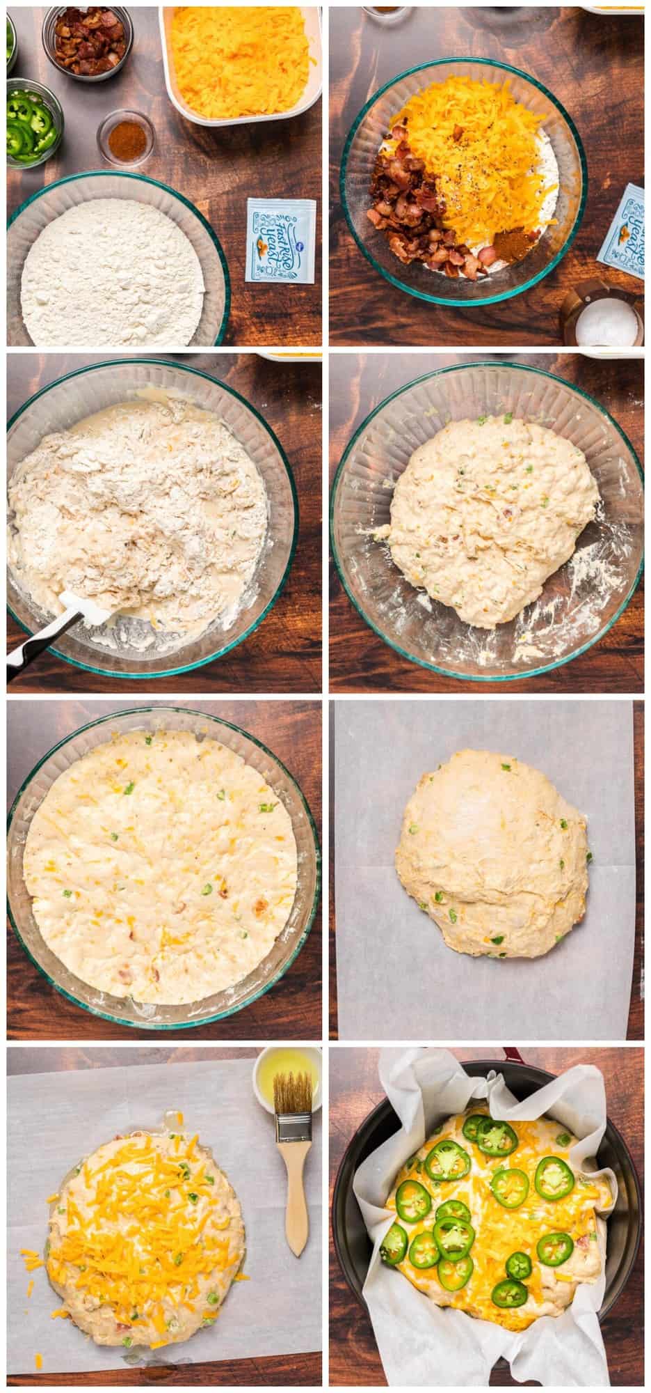 how to make dutch oven jalapeno bread