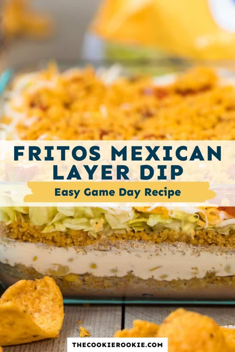 fritos mexican layer dip pinterest collage