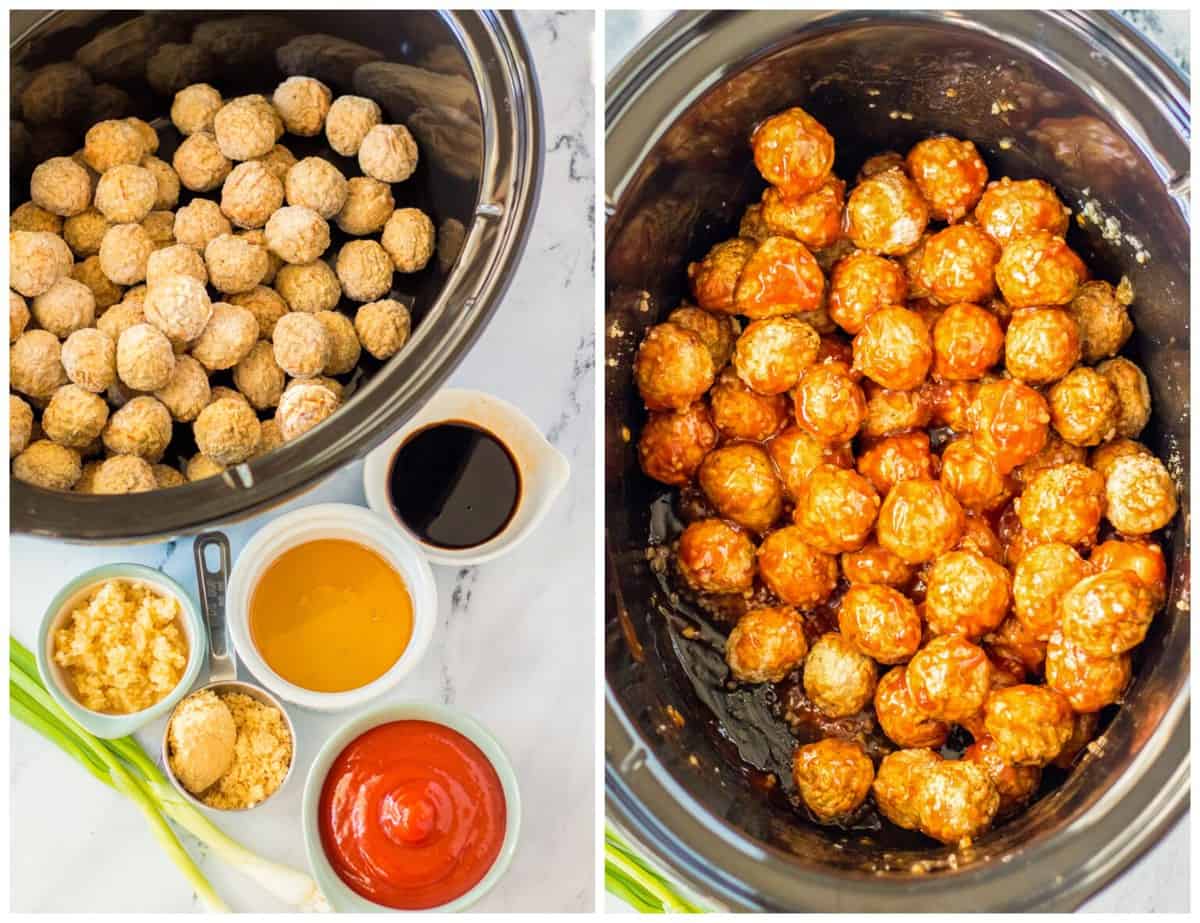 Crockpot Honey Garlic Meatballs Recipe The Cookie Rookie®