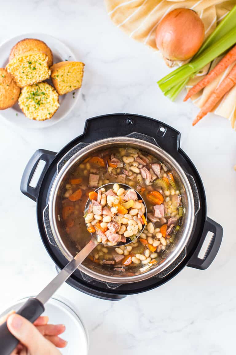 Instant Pot Ham and Bean Soup Recipe The Cookie Rookie®