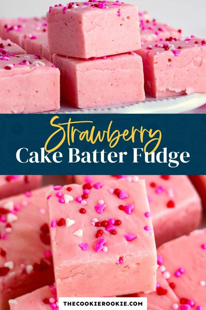 strawberry fudge pinterest collage