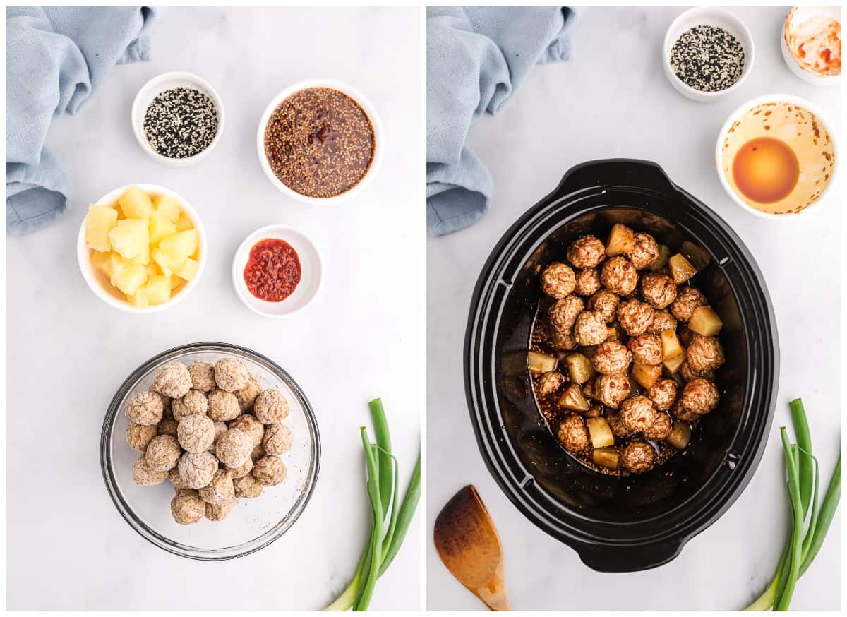 How to make crockpot teriyaki meatballs.