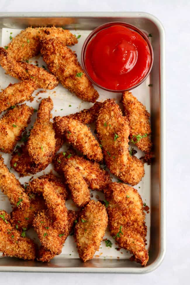 Air fryer panko chicken tenders recipe the cookie rookie 