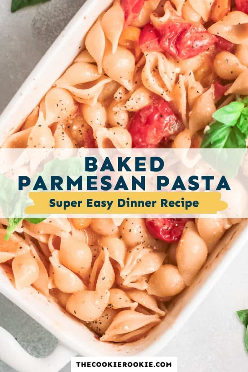 baked parmesan pasta pinterest