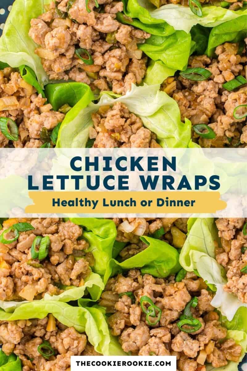 chicken lettuce wraps pinterest