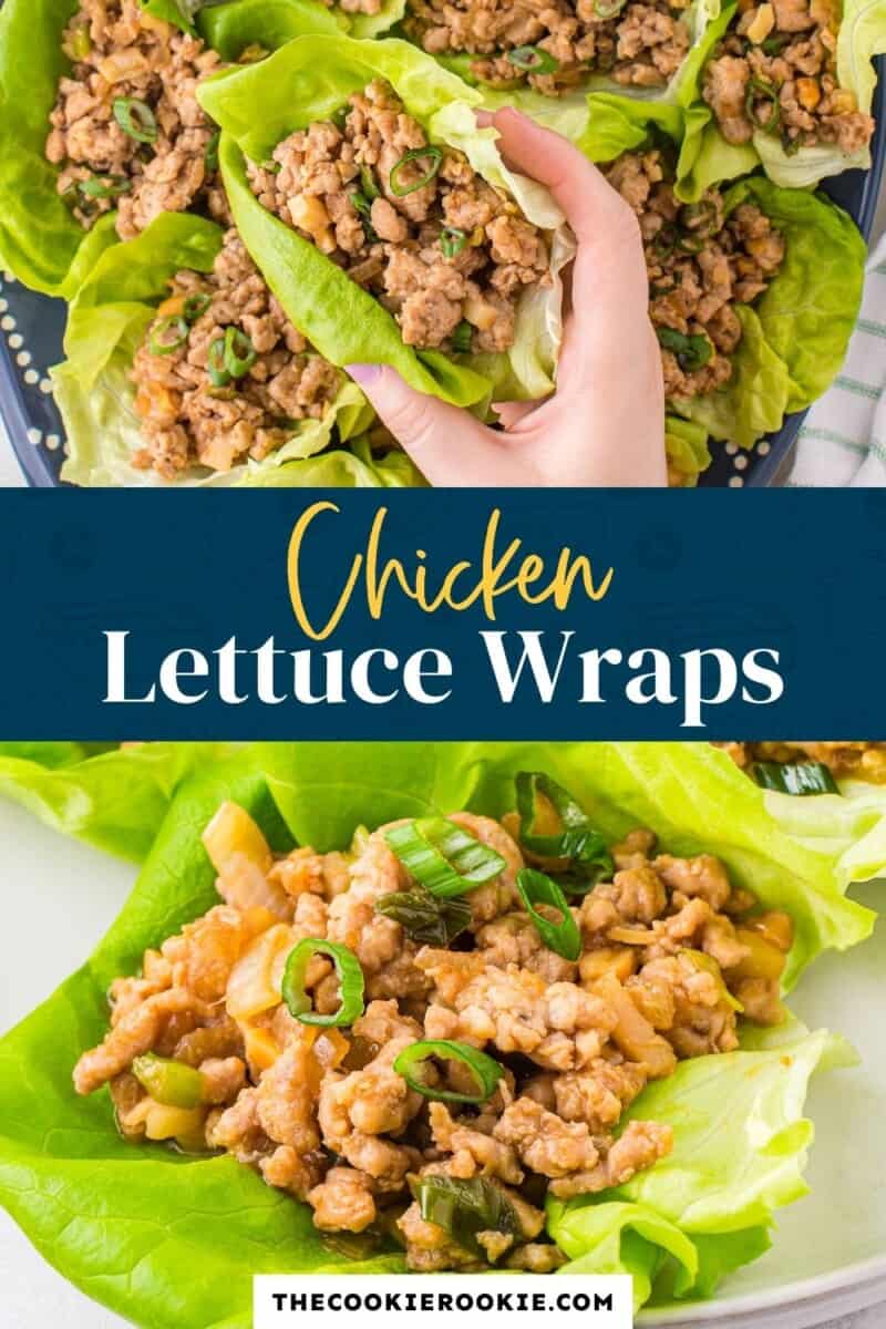 chicken lettuce wraps pinterest