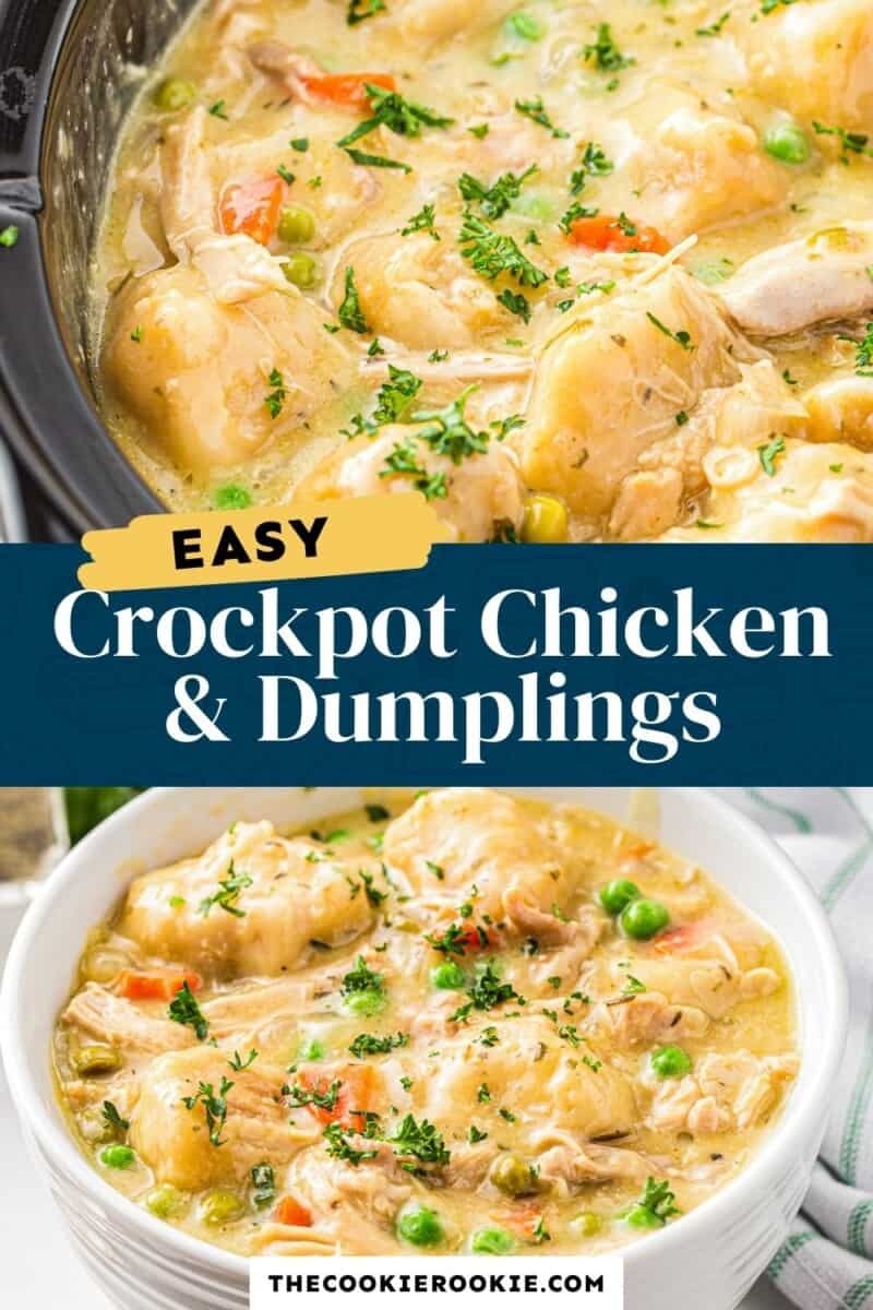 Easy Crock-Pot Chicken and Dumplings Recipe - Best Homemade Crock-Pot  Chicken and Dumplings