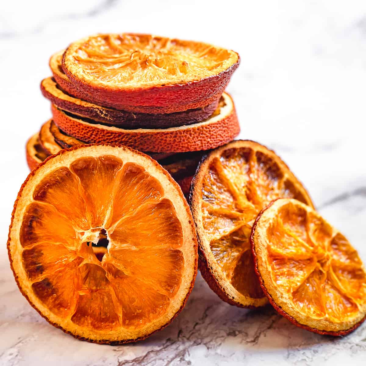 Dried Orange Slices for Food and Decoration