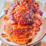 featured orange honey glazed ham