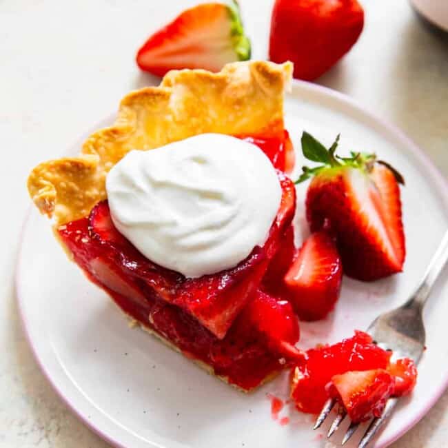 featured strawberry jello pie